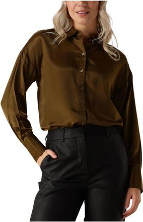MY ESSENTIAL WARDROBE Estelle MW Shirt - Dames - Overhemden - Groen - XL - Overhemden