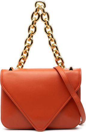 Bottega Veneta Pre-owned Bottega Veneta Small Leather Mount Envelope Chain Bag P01857087F