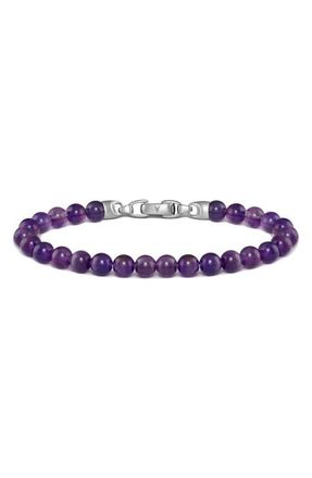 Vincero Amethyst Bead Bracelet at Nordstrom, Size Medium
