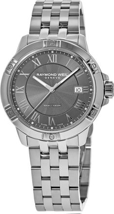 Raymond Weil Tango Grey Dial Stainless Steel Mens Watch 8160-ST-00608