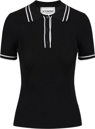 Iceberg Truien - Dames - Polos - Zwart - XS - Tops