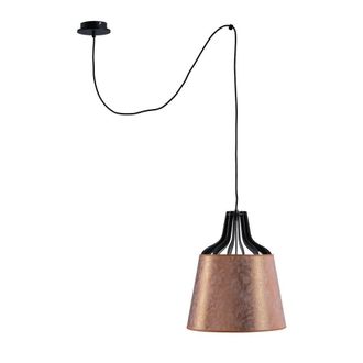 Netlighting Ivo Dome Pendant Ceiling Light Copper 38cm 1x E27 200cm Wire