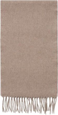 Sunspel Cashmere Geweven Sjaal - Heren - Wintersjaals - Beige - ONE Size - Accessoires