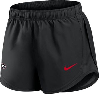 Nike Georgia Tempo Nike Womens Dri-FIT College Shorts in Black | 04PK00ANGB-FN8