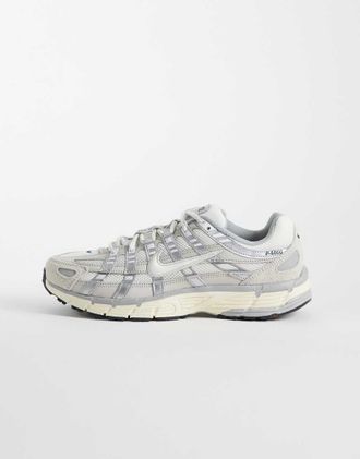 Nike P-6000 - Sneakers in camoscio bianco sporco
