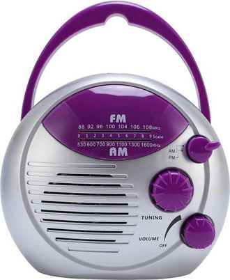 OEM Radio De Ducha Impermeable Ipx4 - Radio Am/fm Port&aacute;til Con Sonido N&iacute;tido - Para Ba&ntilde;o, Cocina, Exteriores - Funciona Con Pilas