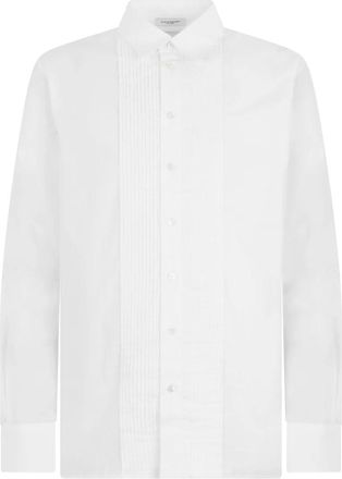 Paolo Pecora Cotton overhemd - Heren - Zakelijke Overhemden - Wit - 3XL - Katoen - Overhemden