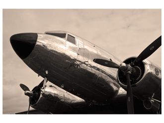 Schubiger M&ouml;bel Digitaldruck auf Acrylglas Flugzeug 1