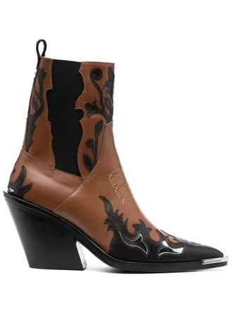 Paco Rabanne Stivali cowboy Santiag - Marrone