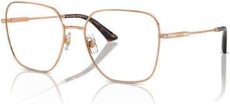 Jimmy Choo London 53mm Square optical glasses in Pink at Nordstrom