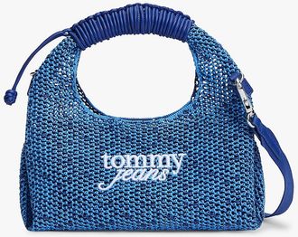 Tommy Hilfiger Womens Tommy Jeans Crochet Crossbody Bag - Blue