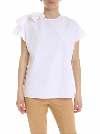 Fuzzi White blouse with bow