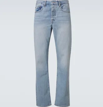 Frame Denim Mid-rise straight jeans