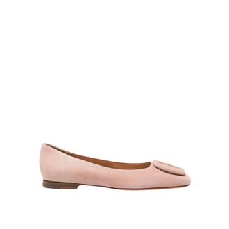 Santoni Marta Ballerinas - Dames - Schoenen - Roze - Maat: 37 1/2 EU Leer