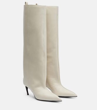 The Attico Lea 65 leather knee-high boots