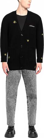 Nahmias Sunshine Mohair Cardigan In Black