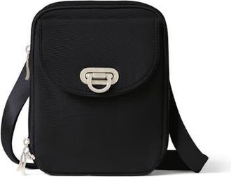 Baggallini Coastal Flip Lock Venture Crossbody in Black at Nordstrom
