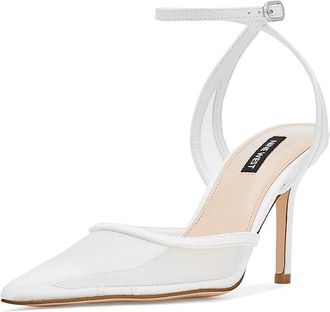 Nine West Gullia Womens Shoes White : 8.5 M, Textile