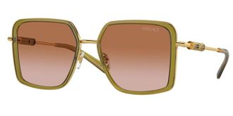 Versace VE2261 150913 Womens Sunglasses Green Size 56