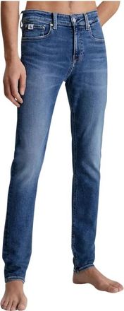 Calvin Klein Slim Brushstroke Fit Jeans - Heren - Slim Fit Jeans - Blauw - W28 - Katoen - Jeans