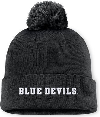 Nike Duke Peak Nike Mens College Cuffed Beanie in Black | NC1600ADU-V72
