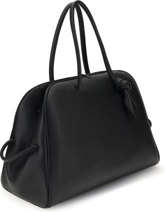 Jacquemus Womens Le Grand Tourisme Travel Bag Black Calf Leather Bos Taurus Handbags Hand