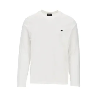 Emporio Armani Lyocell and cotton blend T-shirt with logo Man XXL