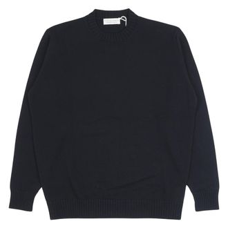 FILIPPO DE LAURENTIIS Round-neck Knitwear, male, Blue, Size: 3XL Crew-neck Sweater