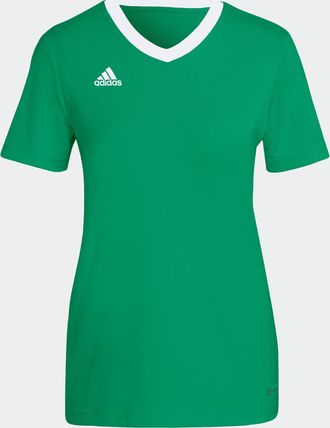 adidas Fussballtrikot ADIDAS PERFORMANCE ENT22 JSY W, Damen, Gr. XL, gr&uuml;n (team gr&uuml;n, wei&szlig;), Obermaterial: 100% Polyester, V-Ausschnitt, Trikots Fussballtrik