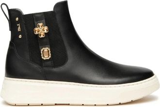 Nero Giardini Sportieve Boots - Dames - Chelseaboots - Zwart - 38 EU - Leer - Schoenen