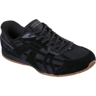 Skechers Retro Lite Oshare Leren Dames Zwarte Sneakers