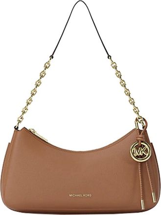 Michael Kors 230 Luggage Chain Pouchette - Dames - Schoudertassen - Bruin - ONE Size - Tassen