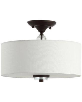 Jonathan Y Designs Jonathan Y Marc 15In Metal Crystal Led Semi-Flush Mount