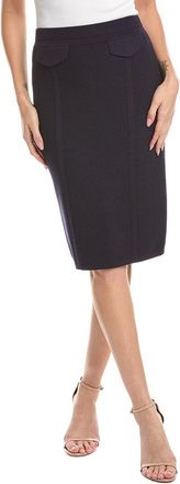 St. John Stretch Pique Skirt