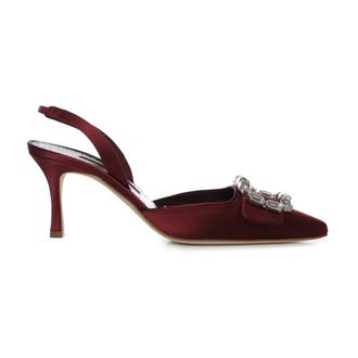 Manolo Blahnik Pumps, female, Red, Size: 10 US Hangisi 105 Pump