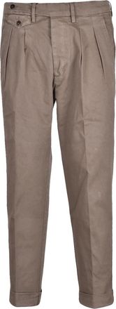 Bro-Ship Classic Trousers with Pleats and Tailored Fit