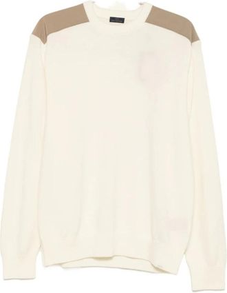 Paul & Shark Sweater Paul & Shark - Heren - Ronde hals truien - Beige - 3XL - Truien & Vesten