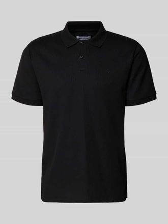 Jack & Jones Jack & Jones Regular Fit Poloshirt mit Strukturmuster Modell AUSTIN in Metallic Rot, Gr&ouml;&szlig;e XXL