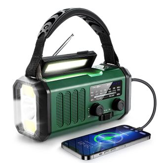 OEM Radio Port&aacute;til De Supervivencia Con Energ&iacute;a Solar, Linterna Con Generador De Manivela, Receptor Usb-c/fm, Fuente De Alimentaci&oacute;n M&oacute;vil, Para Radios De