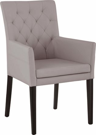 HOME AFFAIRE Armlehnstuhl »Colorado« () 1 Stk.Beine aus massiver Buche, wengefarben lackiert