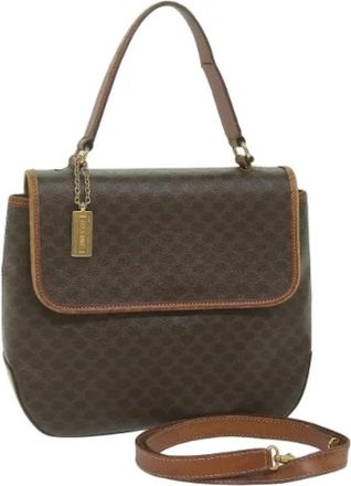 Celine Tweedehands leren handtassen - Dames - Vintage Handtas - Bruin - ONE Size - Leer - Vintage