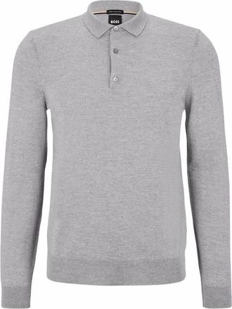 HUGO BOSS Bono-L Virgin Wool Polo Sweater, Size Large