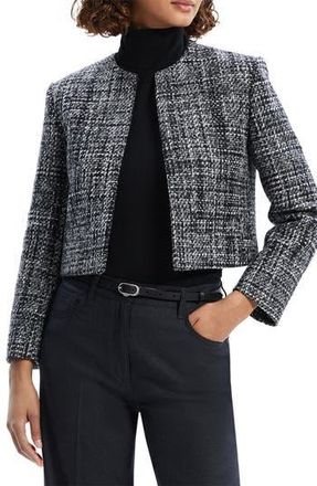Theory M&eacute;lange Jacket in Black Multi - A0P at Nordstrom Rack, Size 12