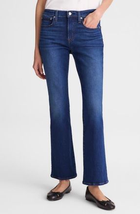 Madewell The Tall Crop Flare Jeans in Osgoode Wash at Nordstrom, Size 29 X Tall