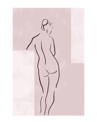 iCanvas Woman Line By Pictufy Studio Ii Wall Art