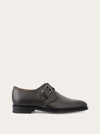 Ferragamo Men Single monkstrap Green Size 10.5
