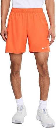 Nike Court Victory Dri-FIT 7 Tennis Shorts Mens Workout Turf Orange/White : 2XL 7, Mesh/Polyester