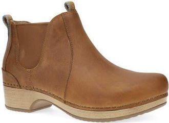 Dansko Becka Chelsea Boot in Tan Oiled Pull Up at Nordstrom, Size 11.5-12Us