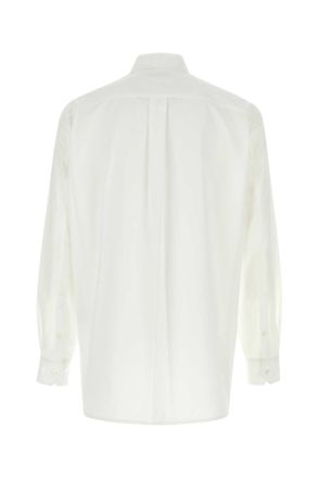 Valentino Garavani 5v3abr9eadq 0bo Bianco Exterior: Cotton Camicie Shirt