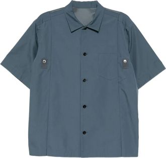 sacai Camicia in popeline - Blu